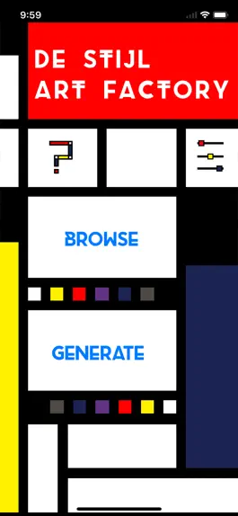 Game screenshot De Stijl Colouring Art Factory apk