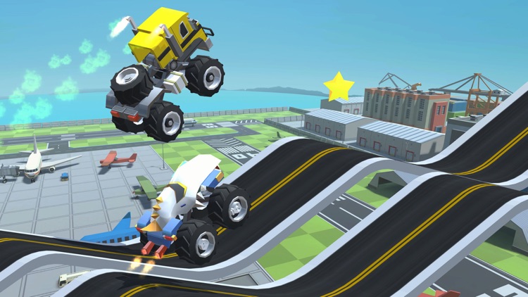 Stunt Racing Car - Sky Driving