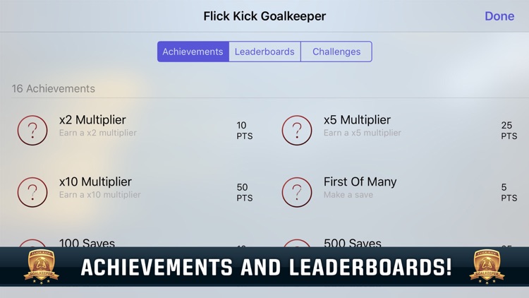 Flick Kick Goalkeeper