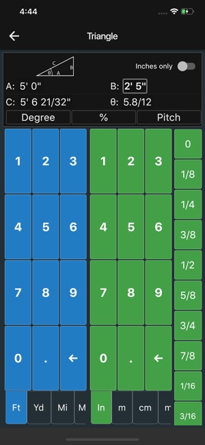 Feet and Inches Calculator(圖4)-速報App