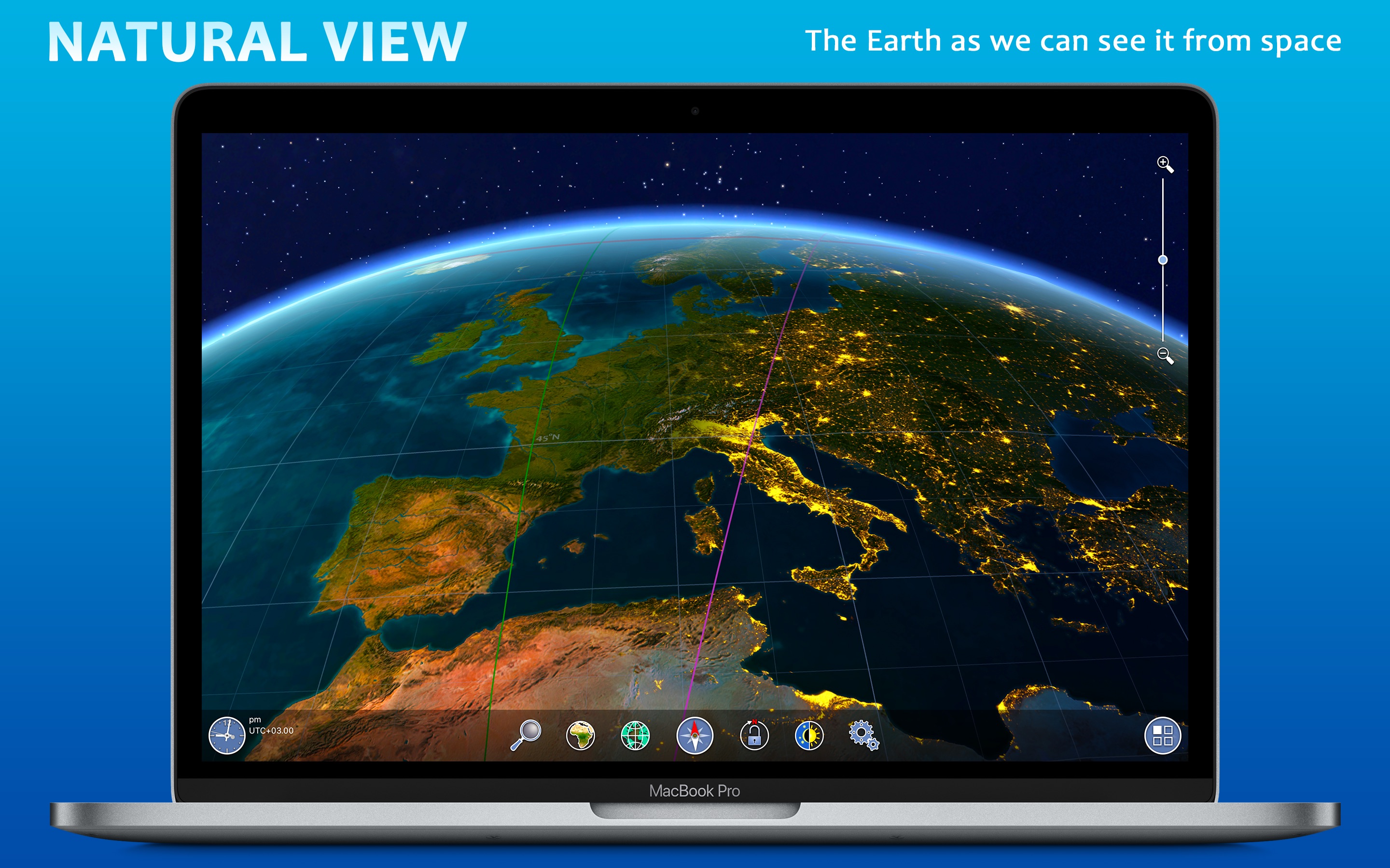 Screenshot do app Earth 3D - World Atlas
