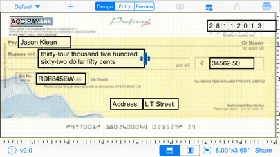 How to cancel & delete Print Cheque from iphone & ipad 1