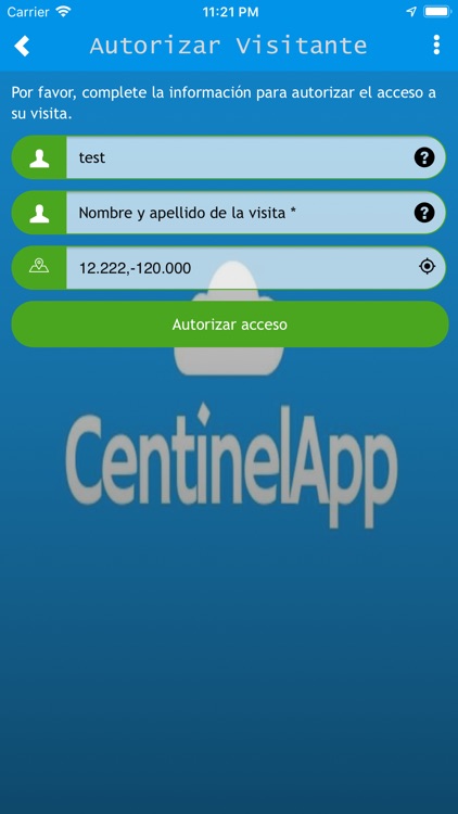 CentinelApp Campo Viña