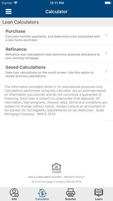 Guild Mortgage My Loan Pro screenshot 2