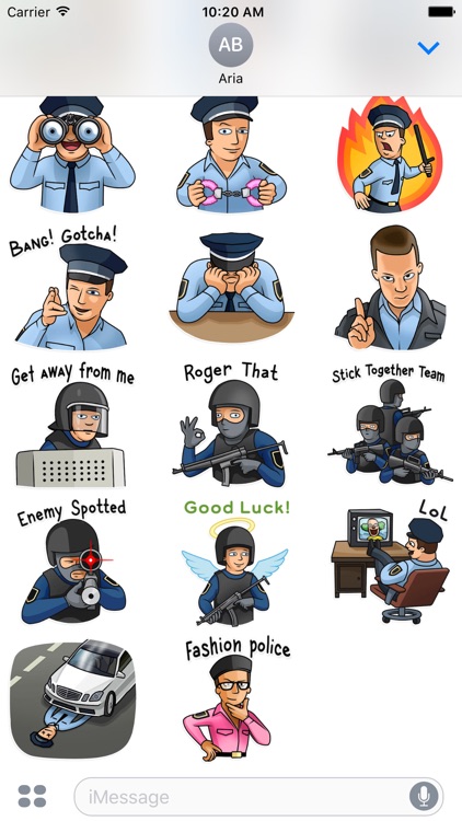 Funny Meme Police Sticker screenshot-3