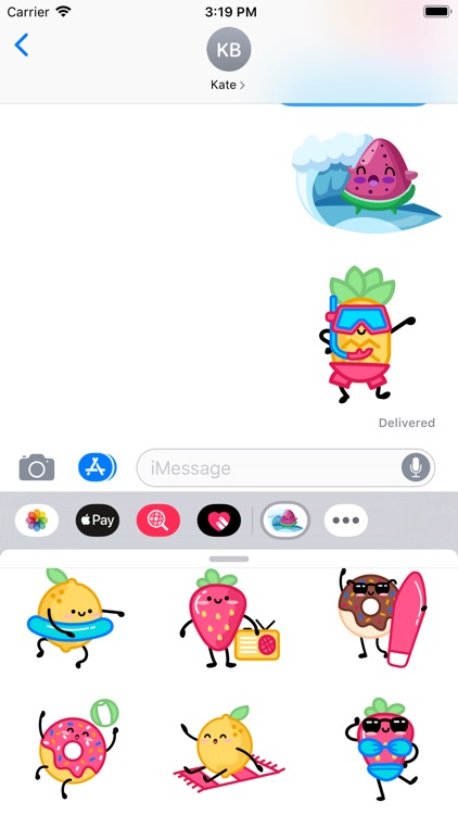 Beach Emoji Stickers