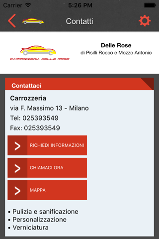Carrozzeria Delle Rose screenshot 3