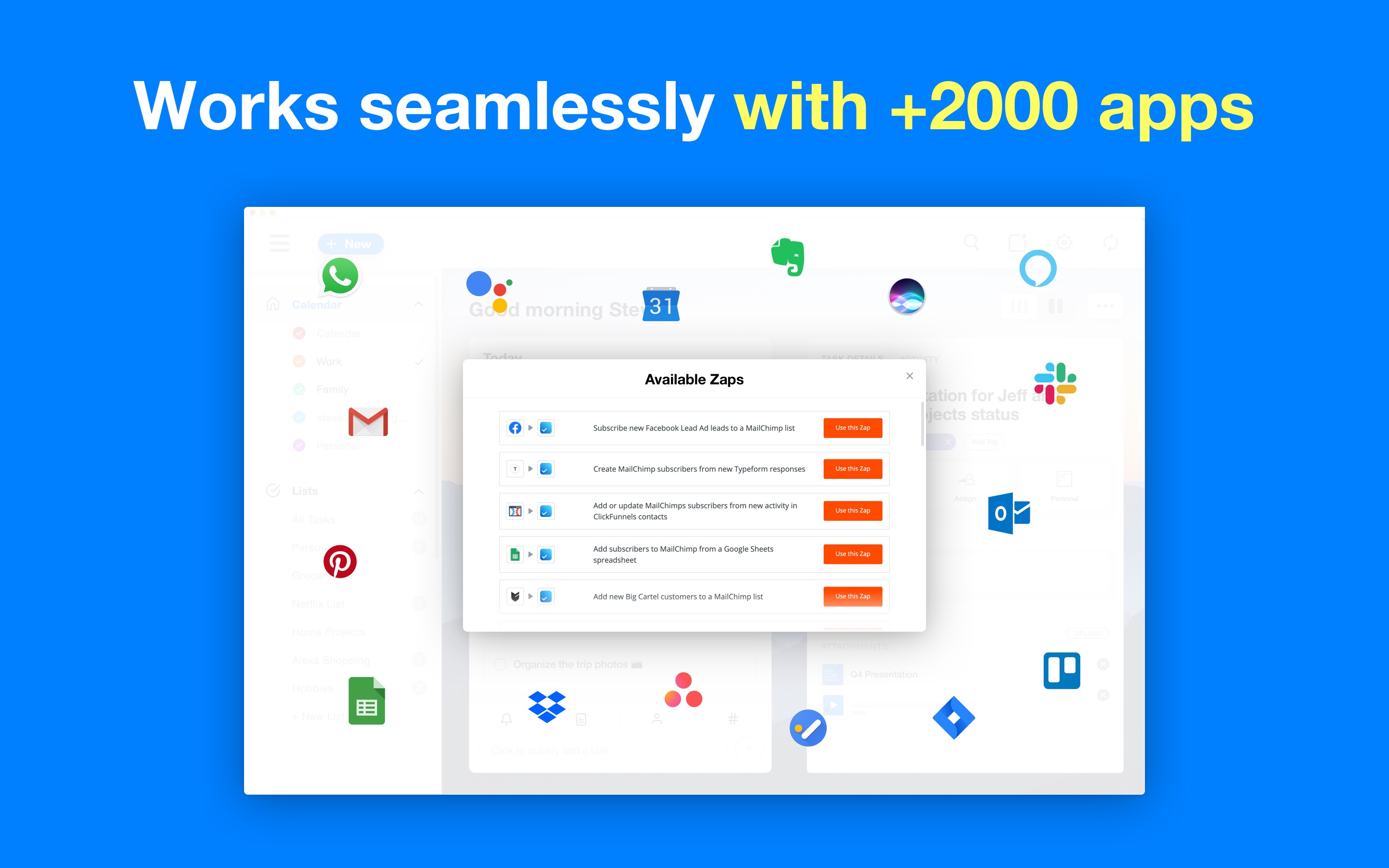 Screenshot do app Any.do To-do list & Calendar