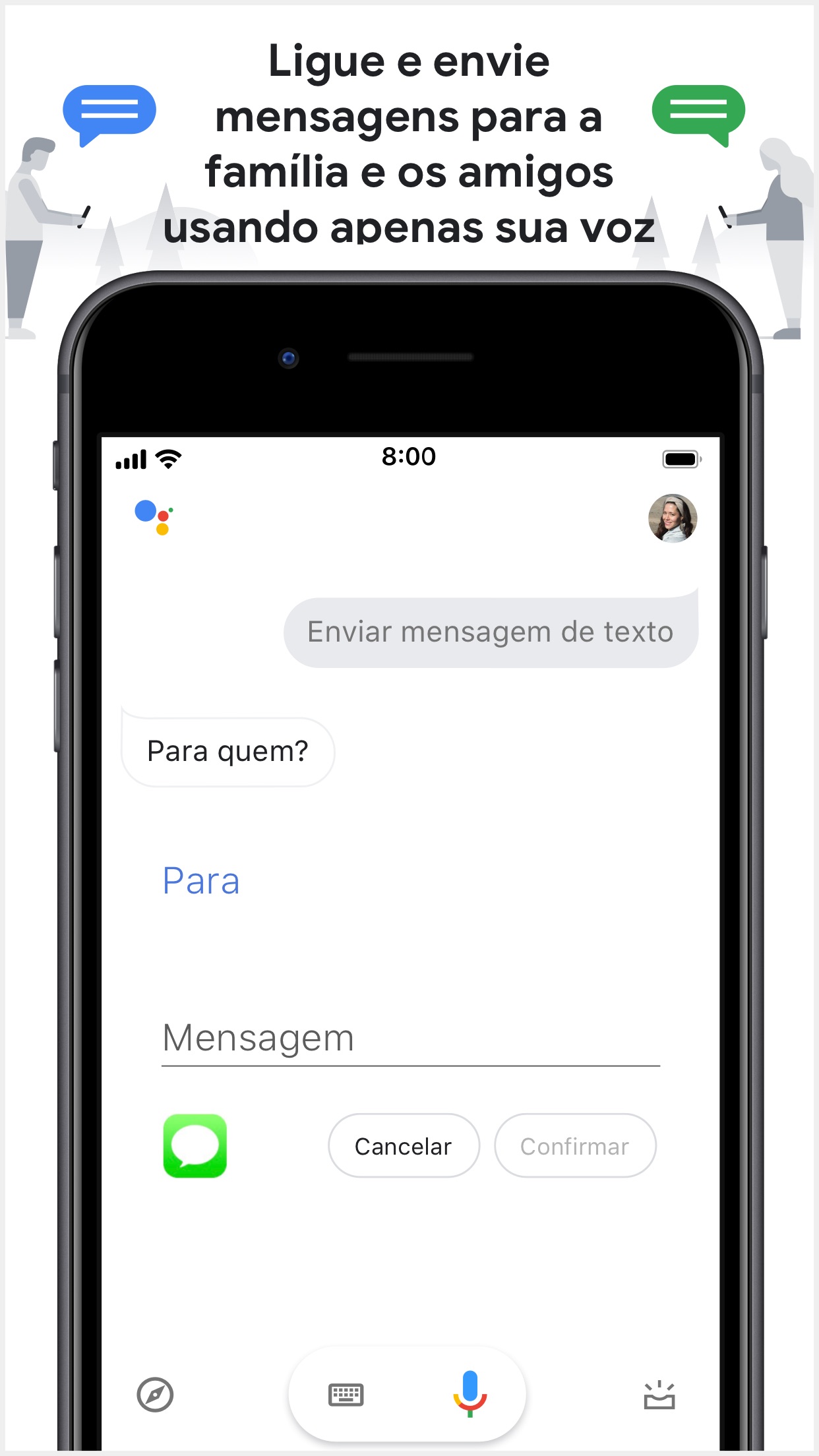 Screenshot do app Google Assistente