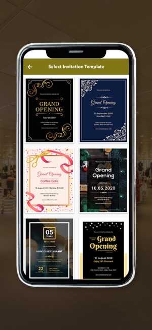 Grand Opening Invitation Maker(圖4)-速報App