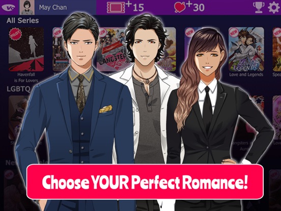 Lovestruck Choose Your Romance на iPad