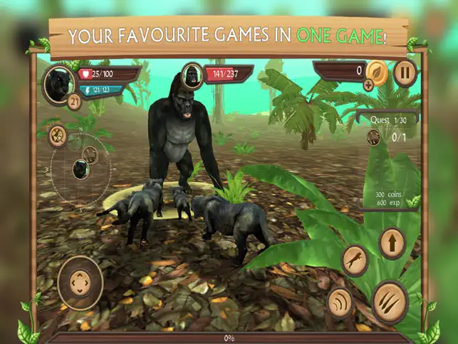 Captura de Pantalla 1 Wild Animal Simulators iphone