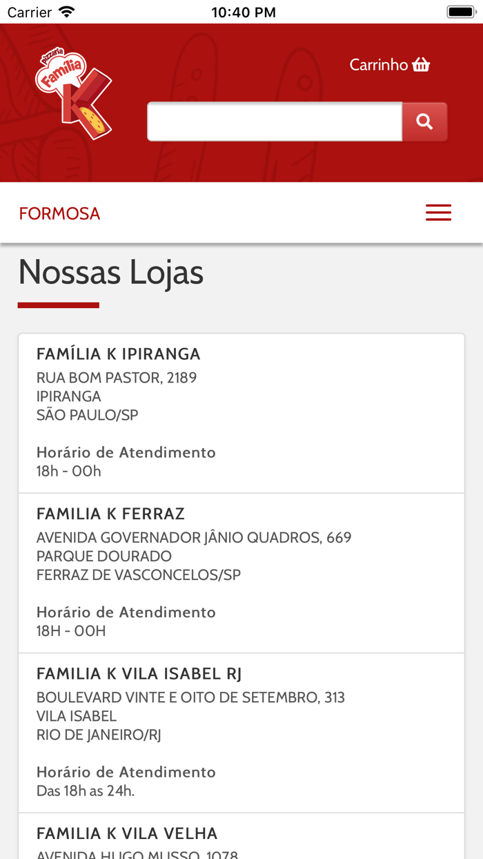 Família K Pizzaria