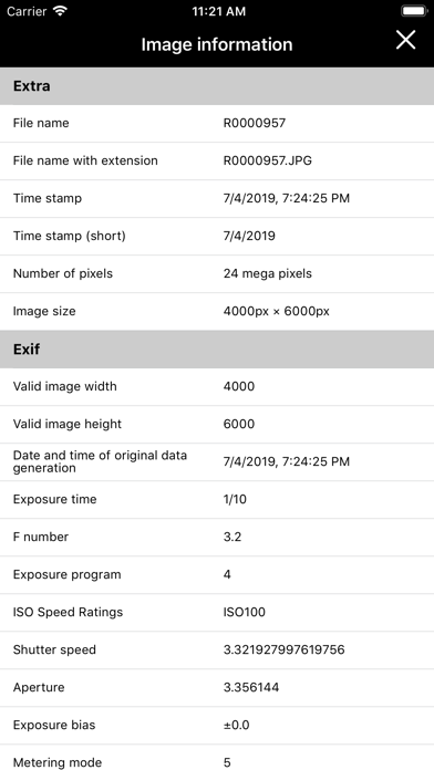 EXIF Share screenshot 4