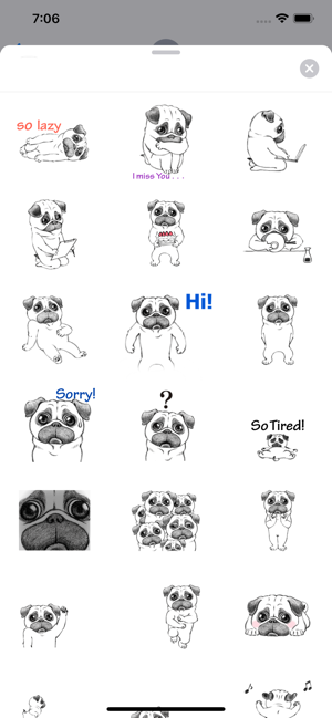 Animated Pug Dog PugMoji(圖2)-速報App