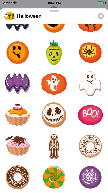 Halloween Countdown Stickers ·