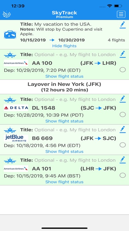 SkyTrack Flight tracker aware screenshot-5