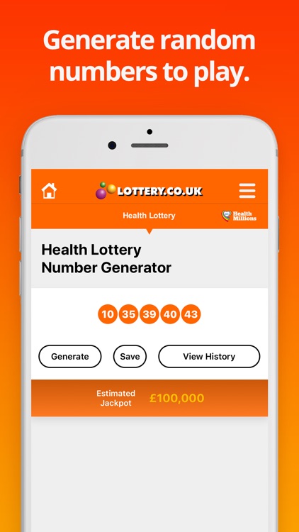Health Lottery App screenshot-3