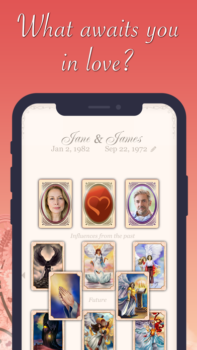 How to cancel & delete Angel Tarot Love from iphone & ipad 1