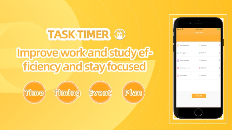 Task timer-Time efficiency