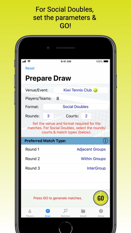 MatchUp Tennis Organizer Pro screenshot-3