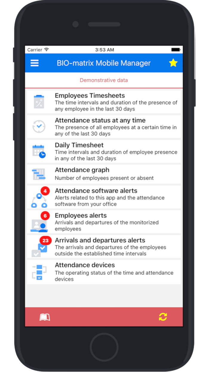Bio-Matrix Mobile Manager