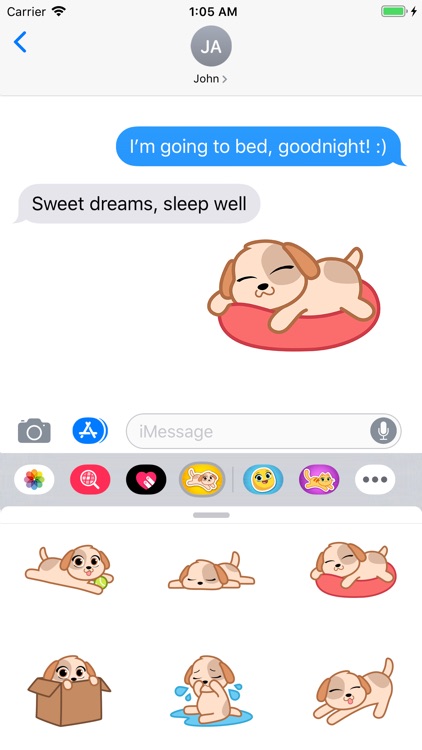 Michi Puppy- Cute Dog Stickers