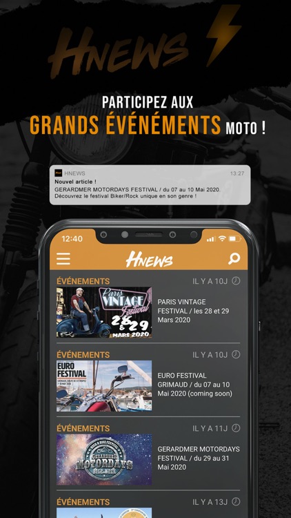 HNews : L'app des bikers