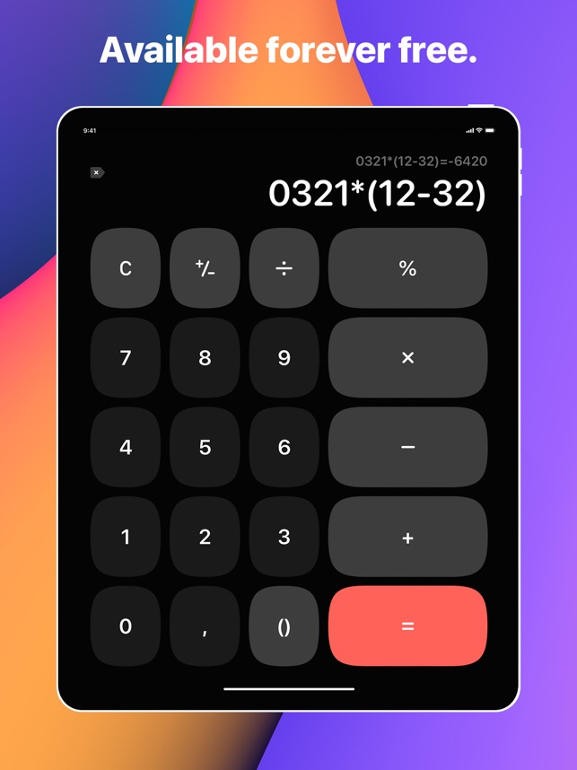 Calculator #1 for iPad(圖2)-速報App