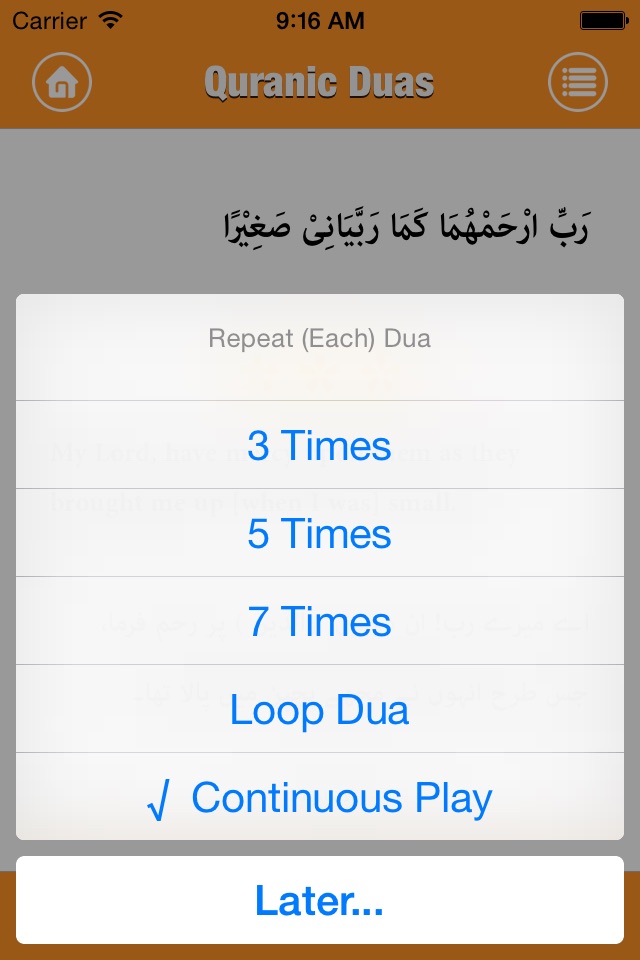 Quranic & Masnoon Duas screenshot 4