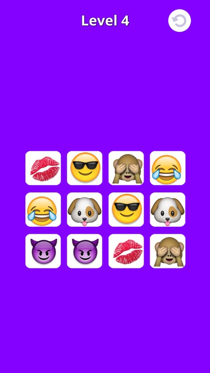 Emoji Match Memory Game