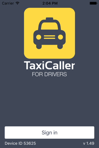 TaxiCaller - driver - náhled