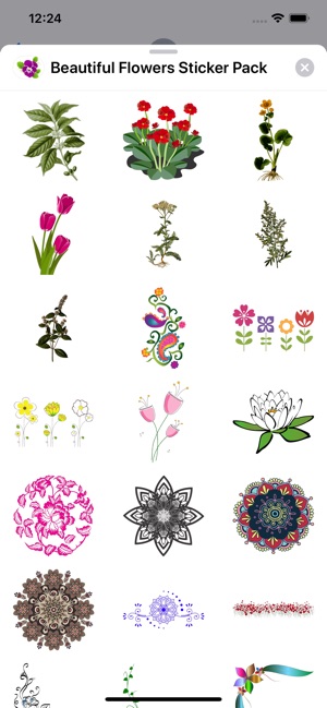 Beautiful Flowers Sticker Pack(圖4)-速報App