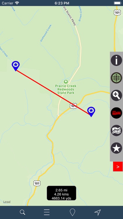 Redwood National Park – GPS screenshot-2