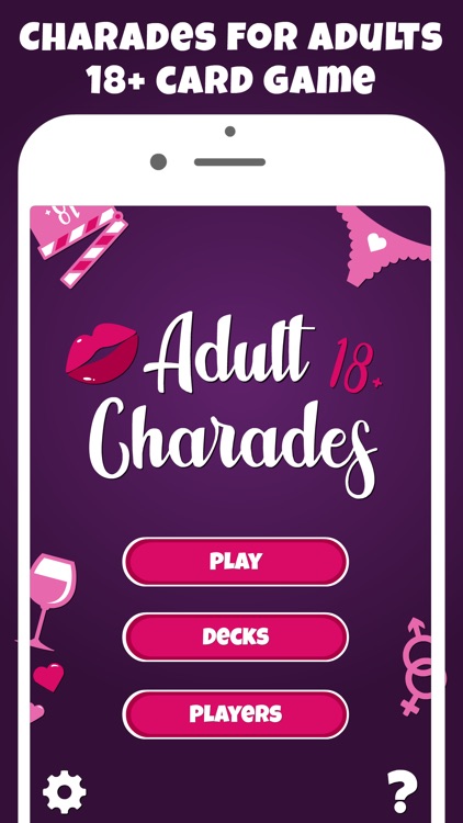 Adult Charades Dirty for games