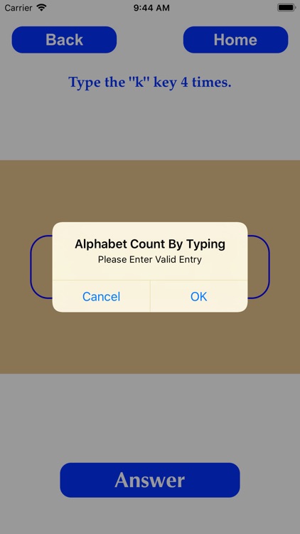 AlphabetCountByTyping