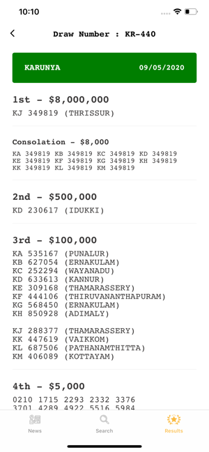 Lottery Results Kerala(圖5)-速報App