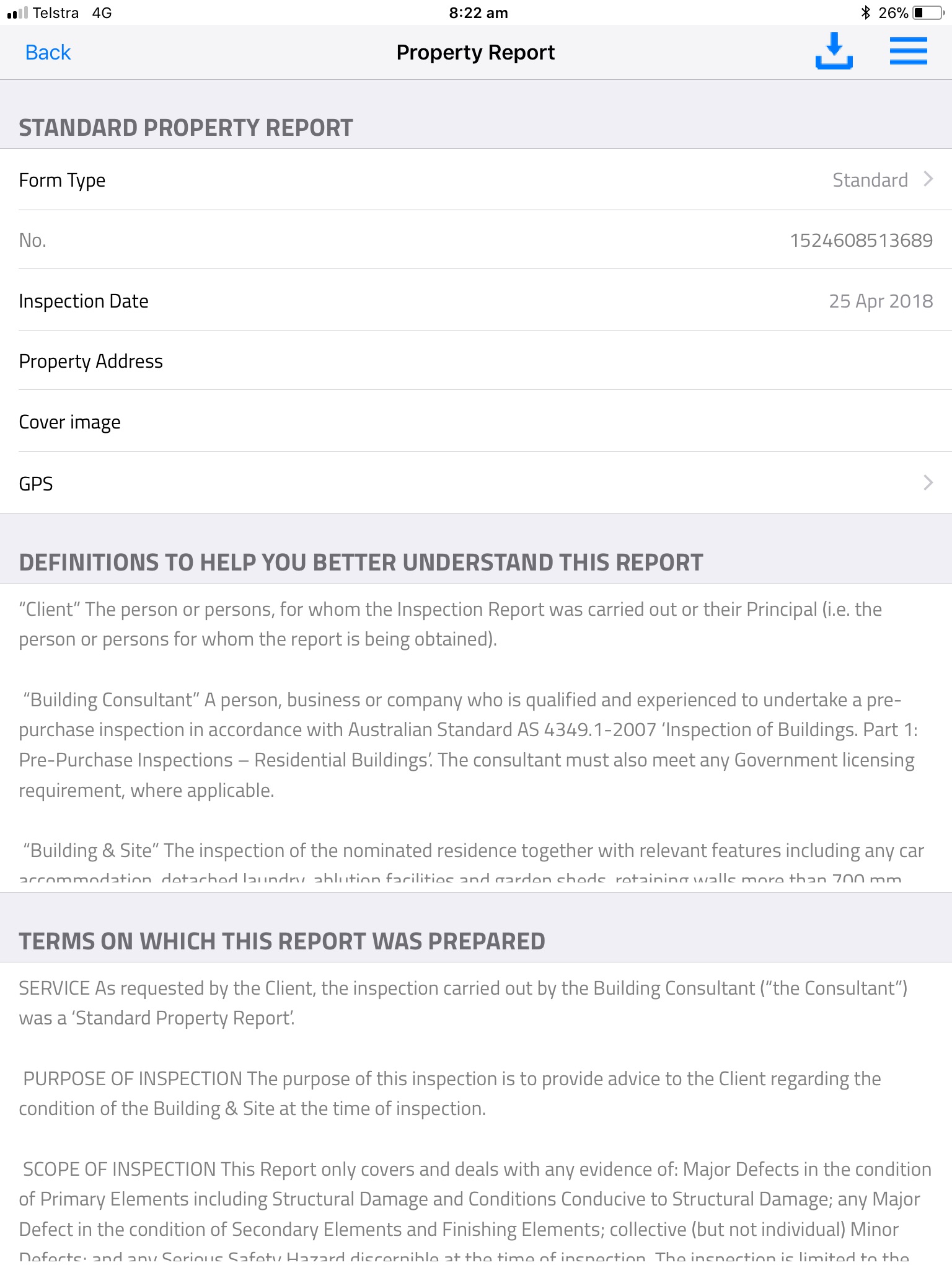 My Reporting APP screenshot 4