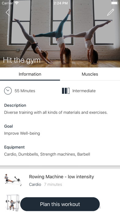 Fitness4me App screenshot 2