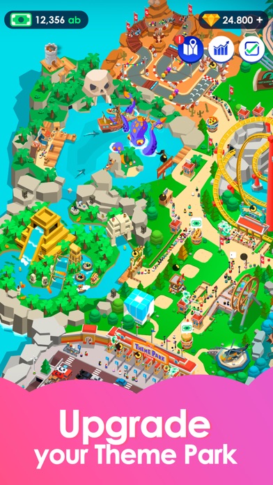 Idle Theme Park - Tycoon Game Screenshot 3