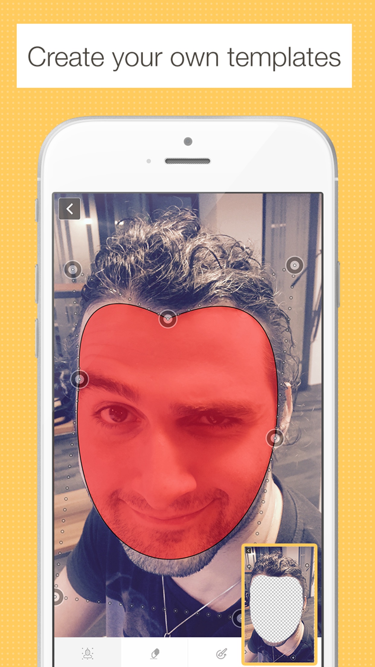 Screenshot do app Place My Face ™
