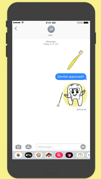 Chip the Tooth dental stickers screenshot 3