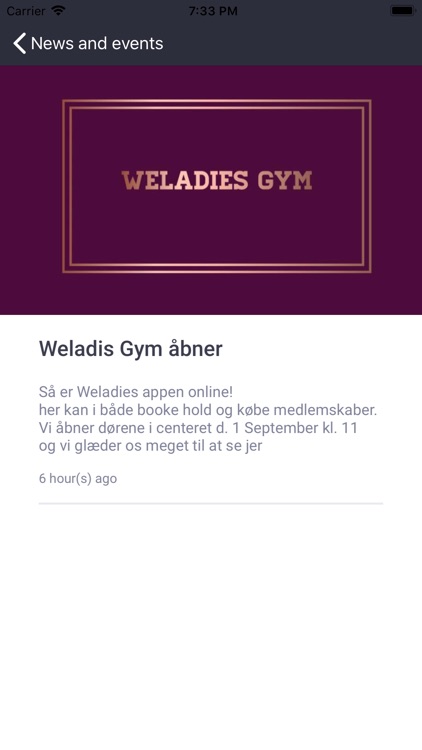 WeLadies Gym