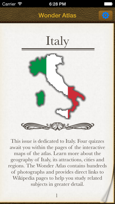 How to cancel & delete Italy. The Wonder Atlas Pro from iphone & ipad 1