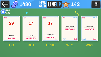 Five Card Lineup screenshot 3