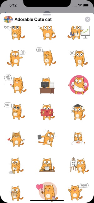 Adorable Cat Stickers HD(圖2)-速報App