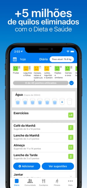 dieta e saude app download