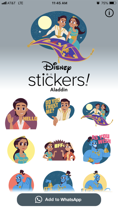 Disney Stickers: Aladdin Screenshot 4