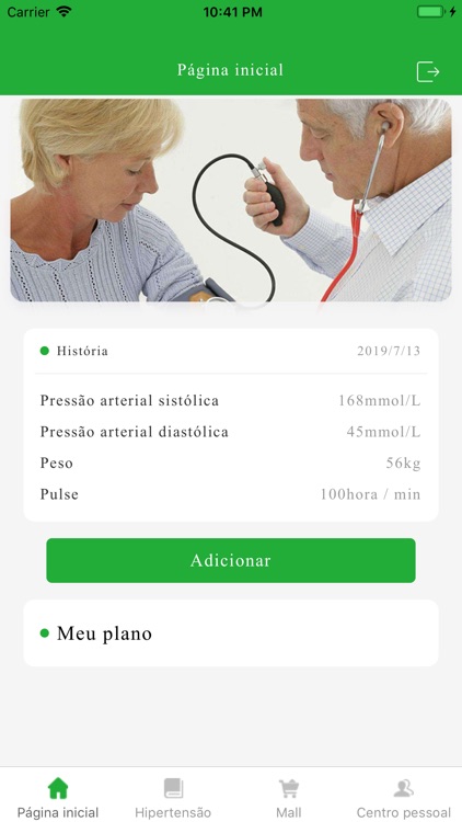 Assistente de pressão arterial