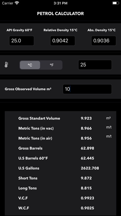 Petrol Calculator